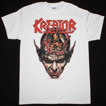 KREATOR COMA OF SOULS GERMAN THRASH DESTRUCTION SODOM S-XXL NEW WHITE T-SHIRT